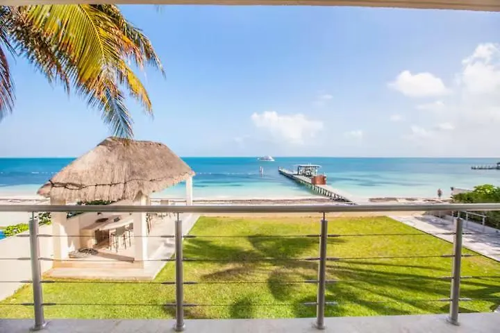 Oceanfront Villa - Private Beach At The Hotel Zone Cancún México